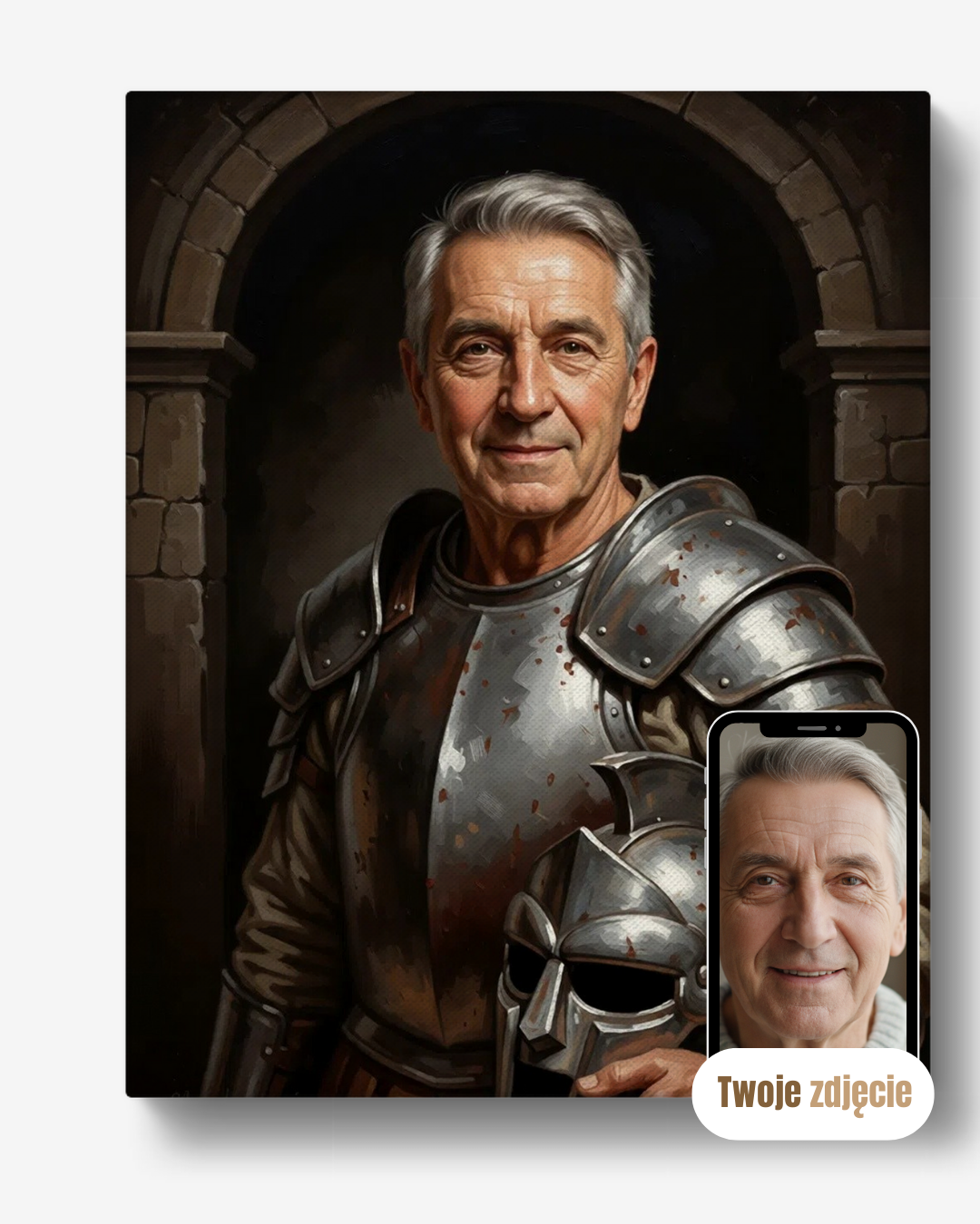 Personalizowany portret męski – wyjątkowy prezent dla brata na imieniny