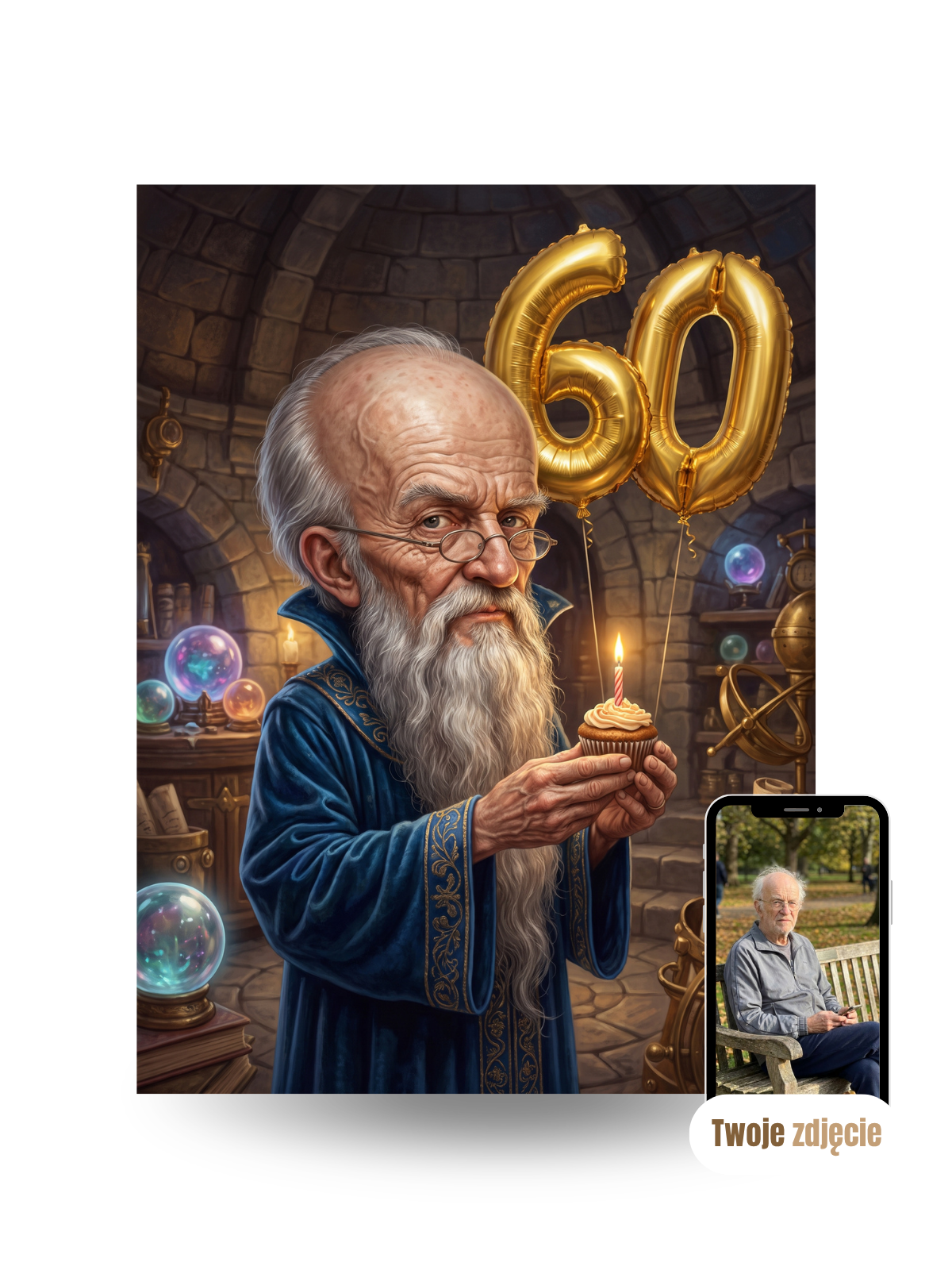 MAGIK OD ZARAZ - personalizowany portret ze zdjęcia